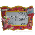 Cute Cartoon silicone soft pvc 3D embossed rubber photoes frame